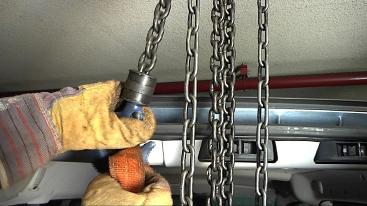 Uso del polipasto paso 5