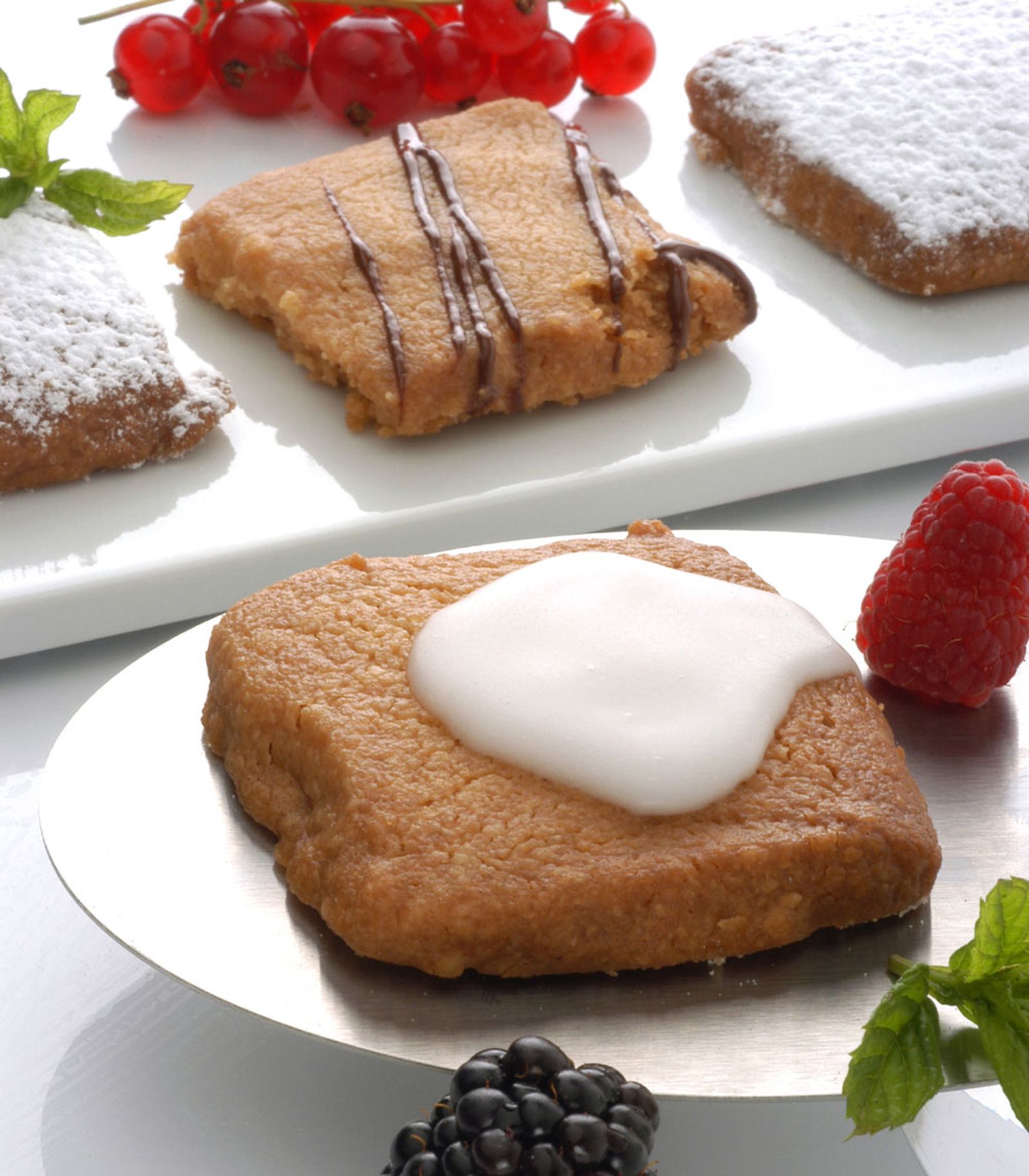 Pastas de manteca de cerdo y chocolate