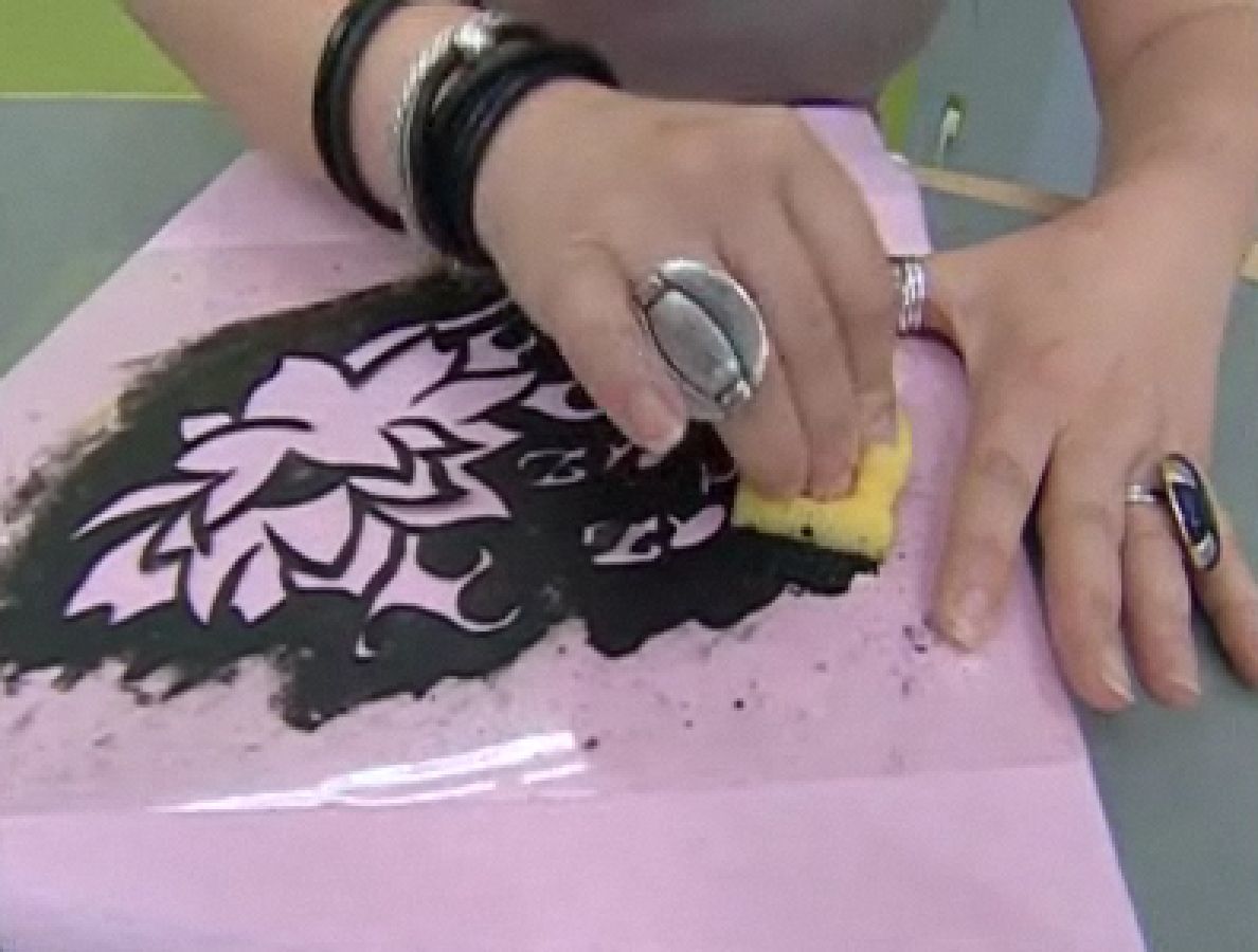 Cómo pintar una camiseta p2