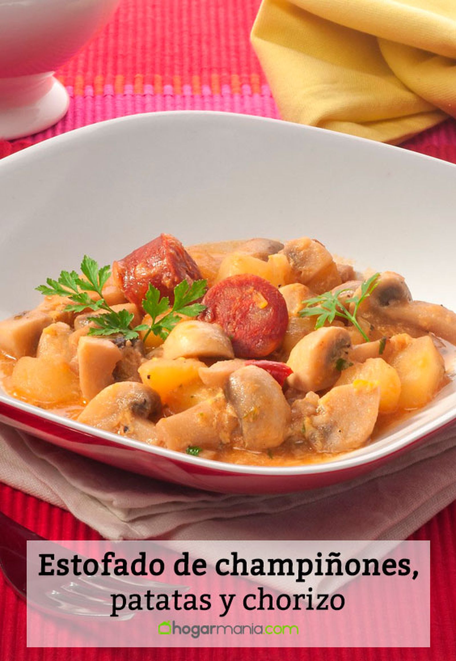 estofado champinones patatas chorizo pin
