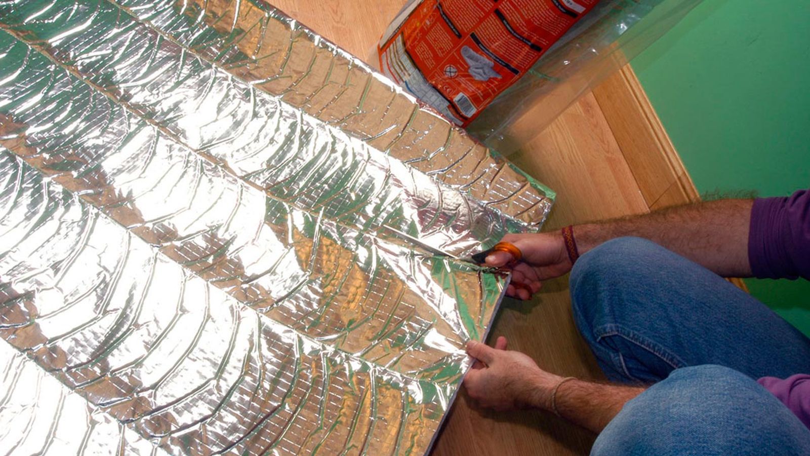 Colocación de manta aislante paso 3