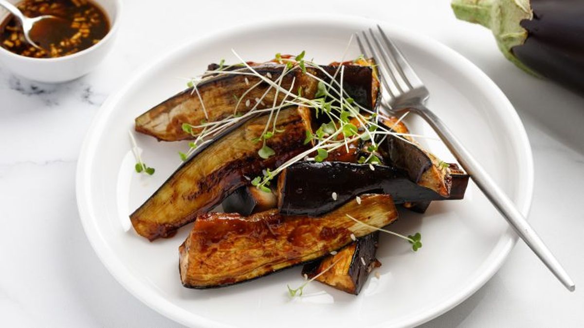 berenjena frita con miel