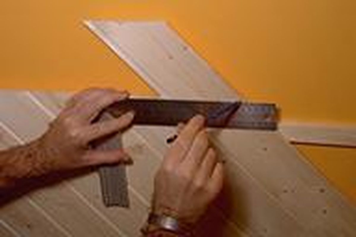 Hacer un friso de madera paso 5