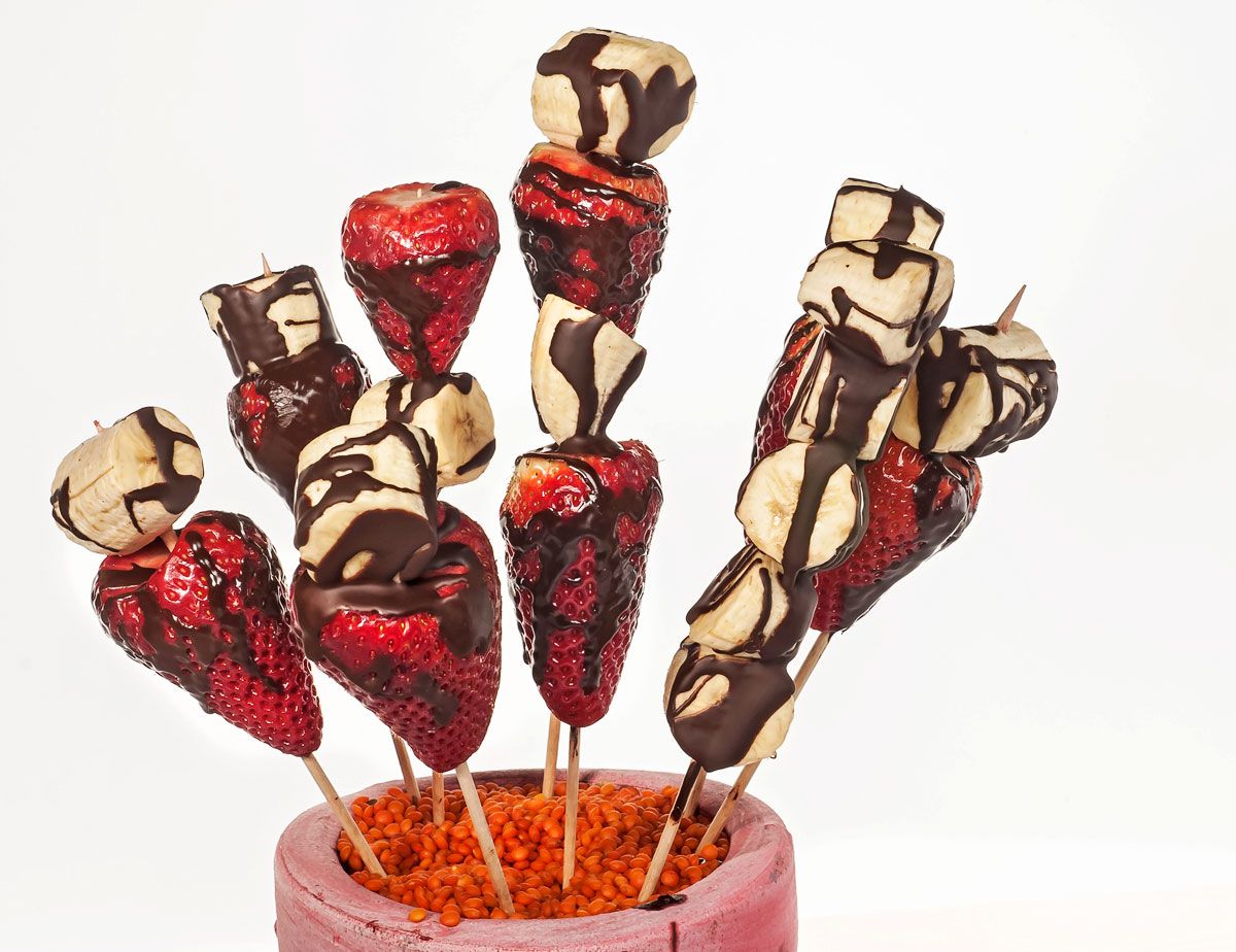 SENT18 C Brochetas de frutas con chocolate xl