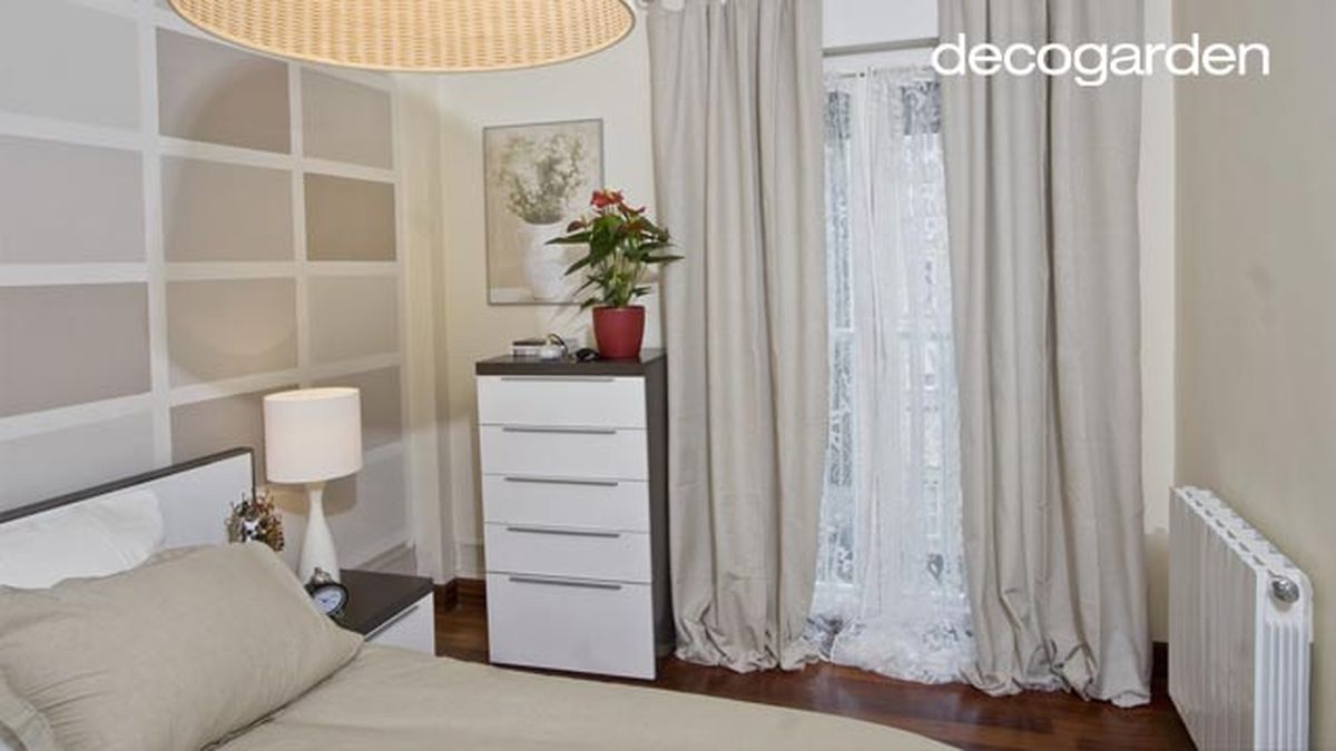 deco293 pared geometrica dormitorio beige paso 8