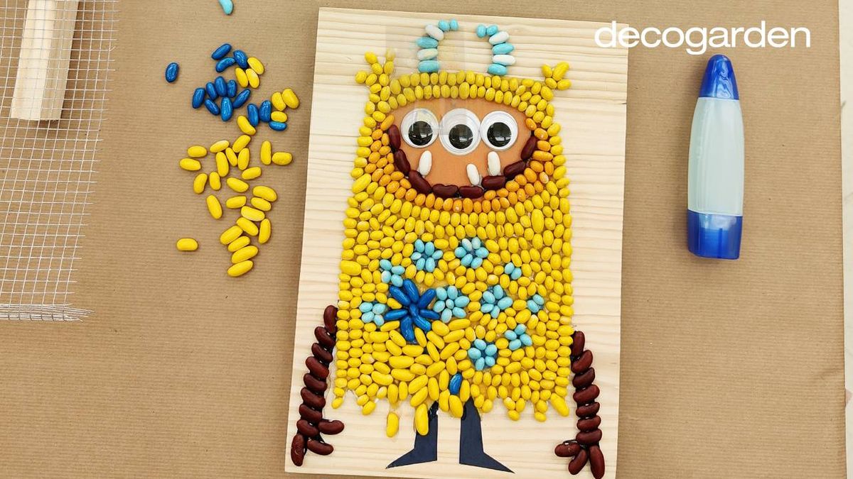 manualidades alubias decorar