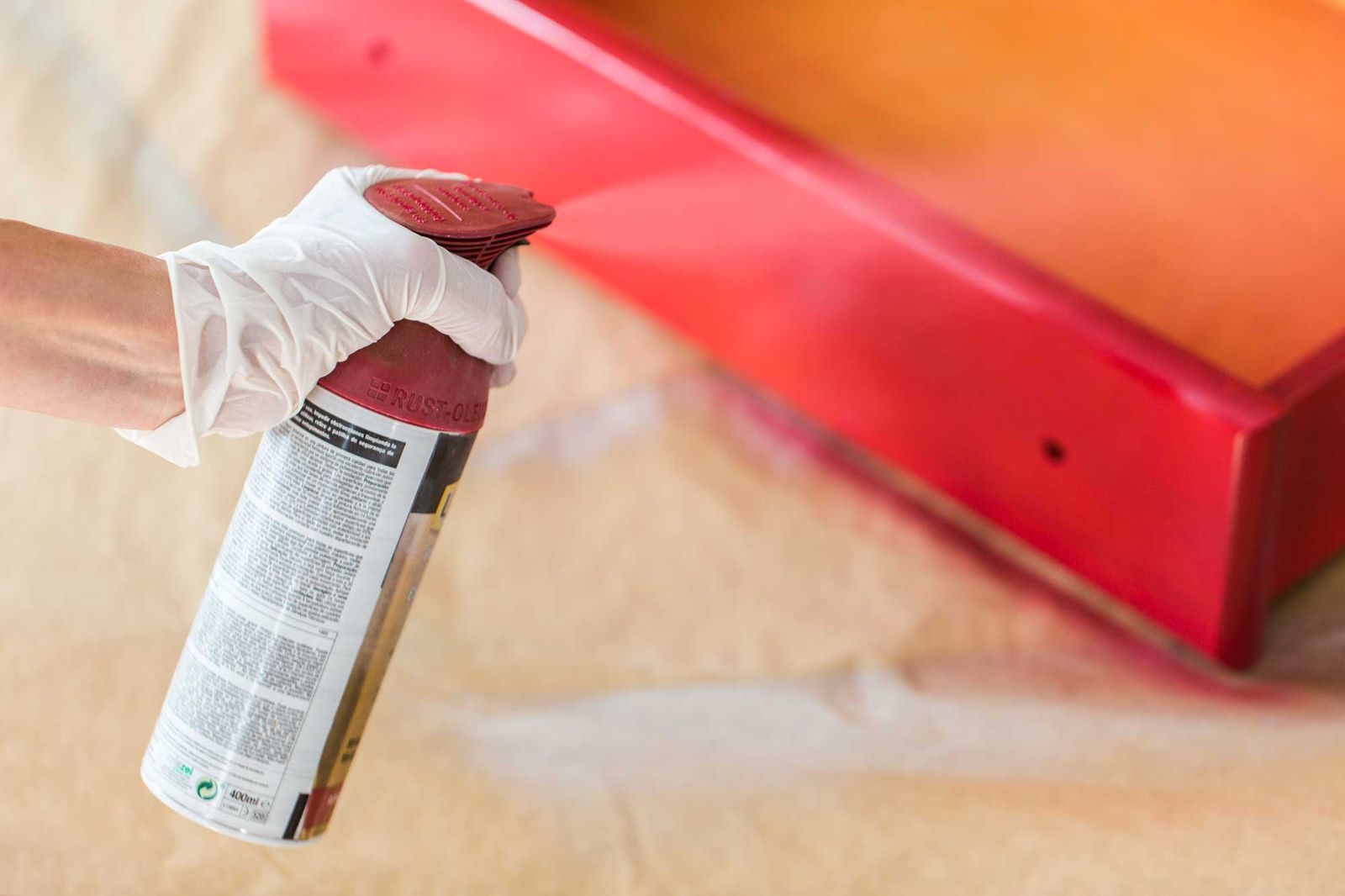 Pintar sinfonier de madera paso 4