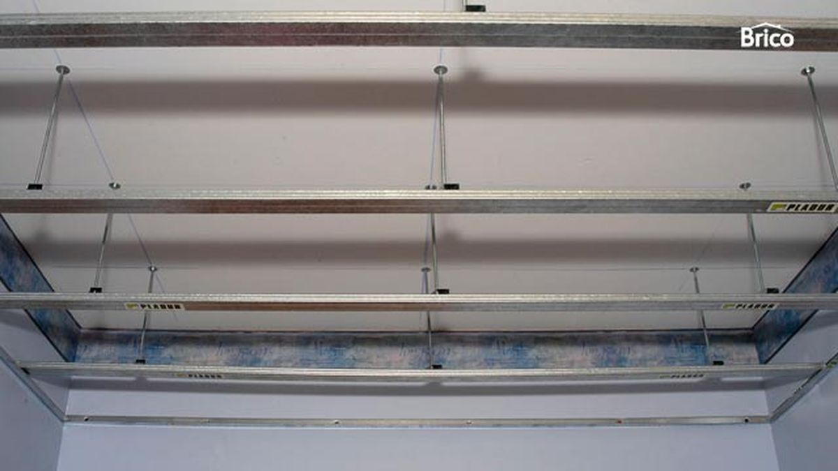 Techo de yeso laminado paso 10