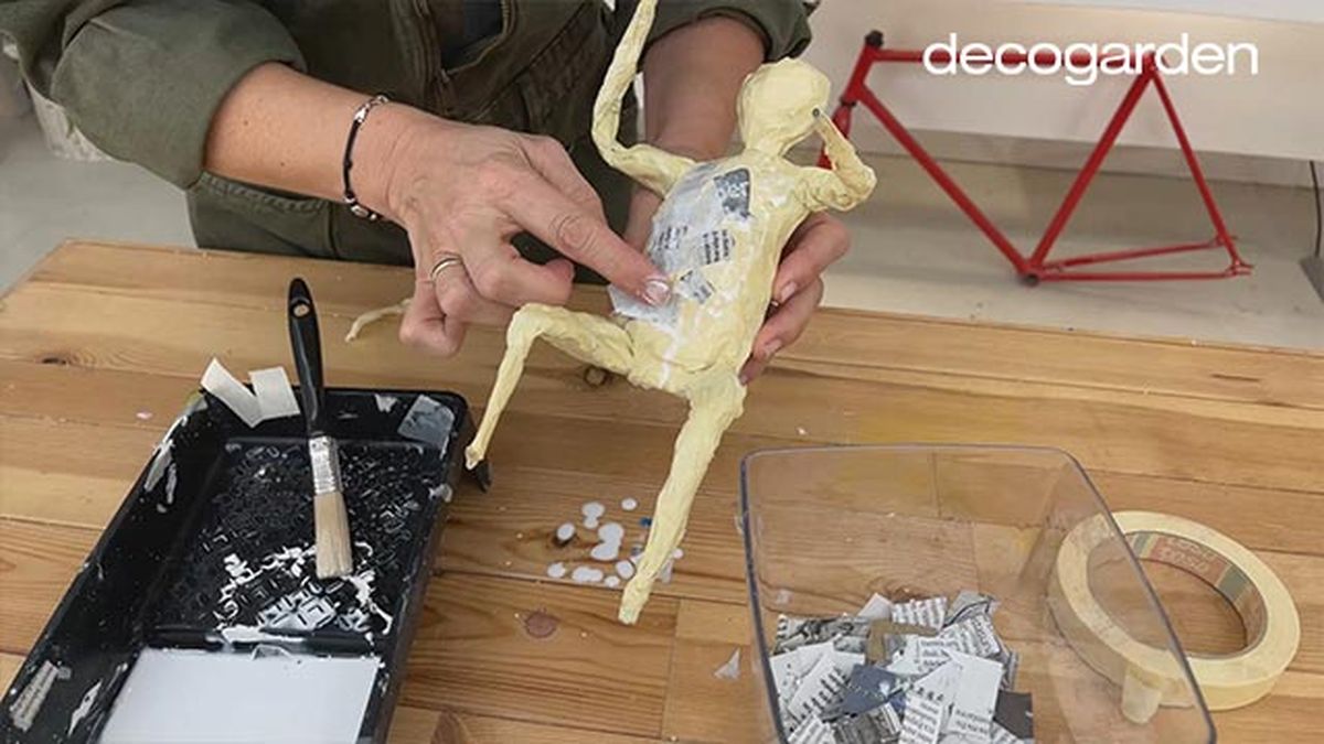 figuras alambre papel paso 9