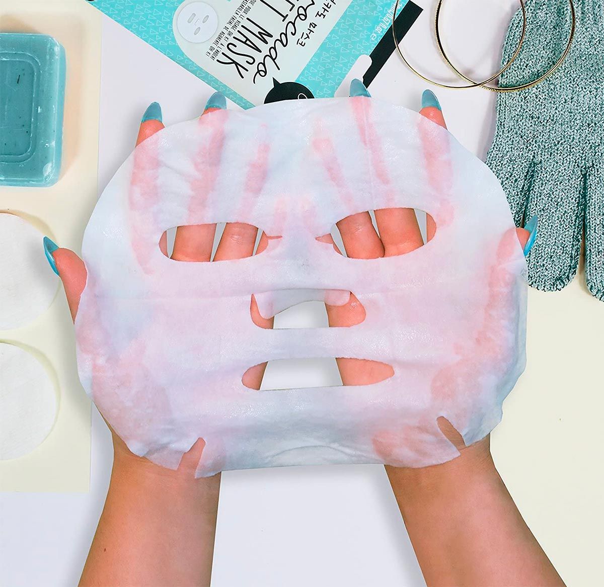 belleza mascarila facial tissue