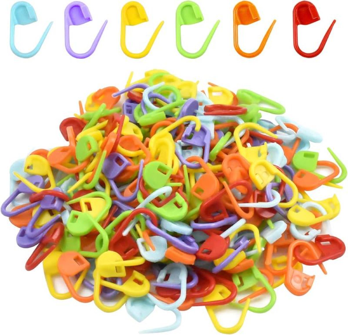 Marcadores de puntos para tejer.