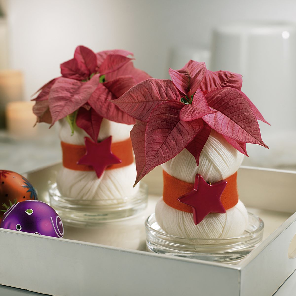 madeja lana florero navidad paso4