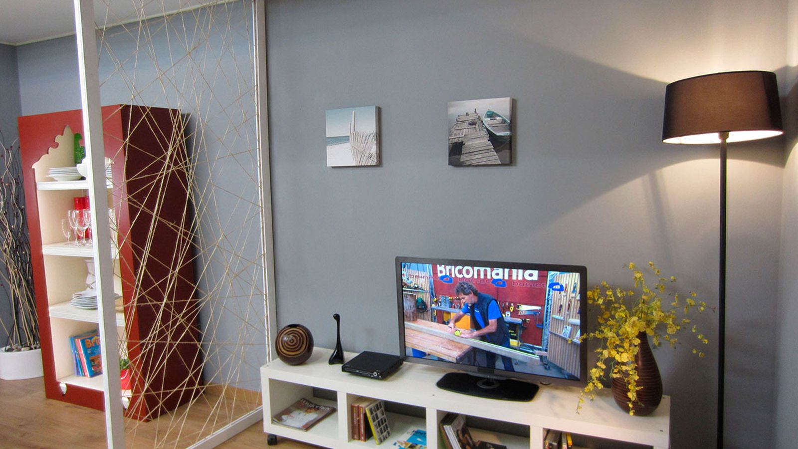 Cómo hacer un biombo de cuerdas