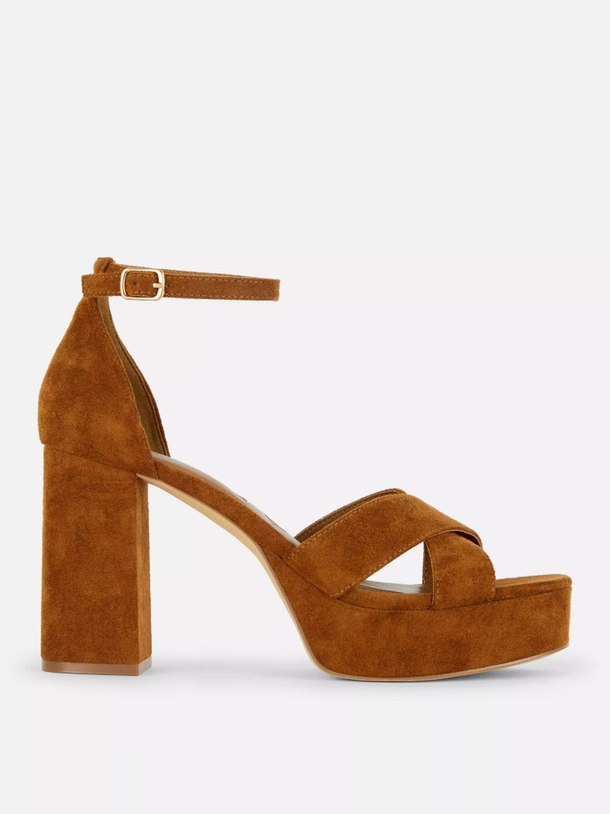 Sandalias de antelina con plataformas de Rita Ora