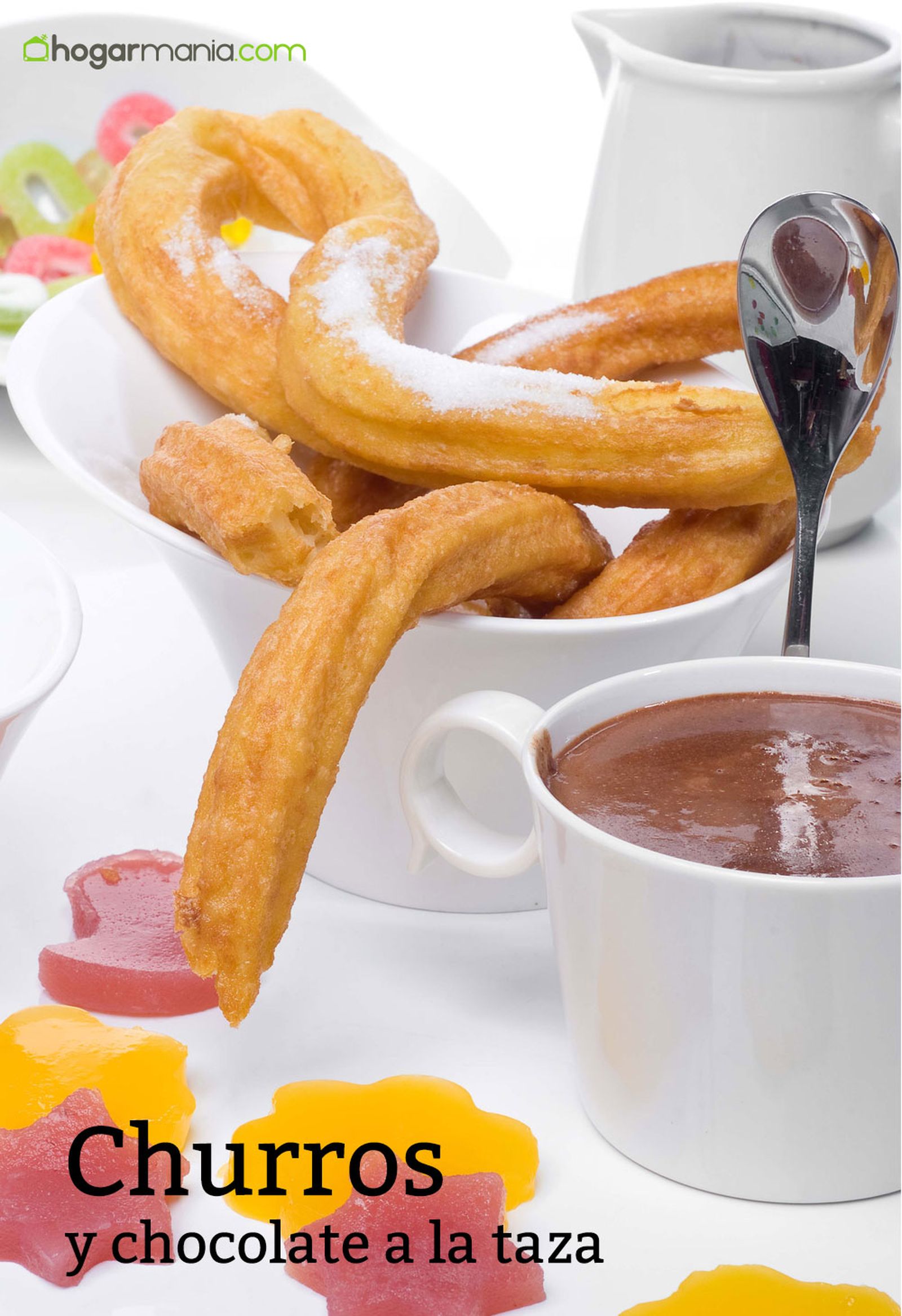 churros chocolate taza