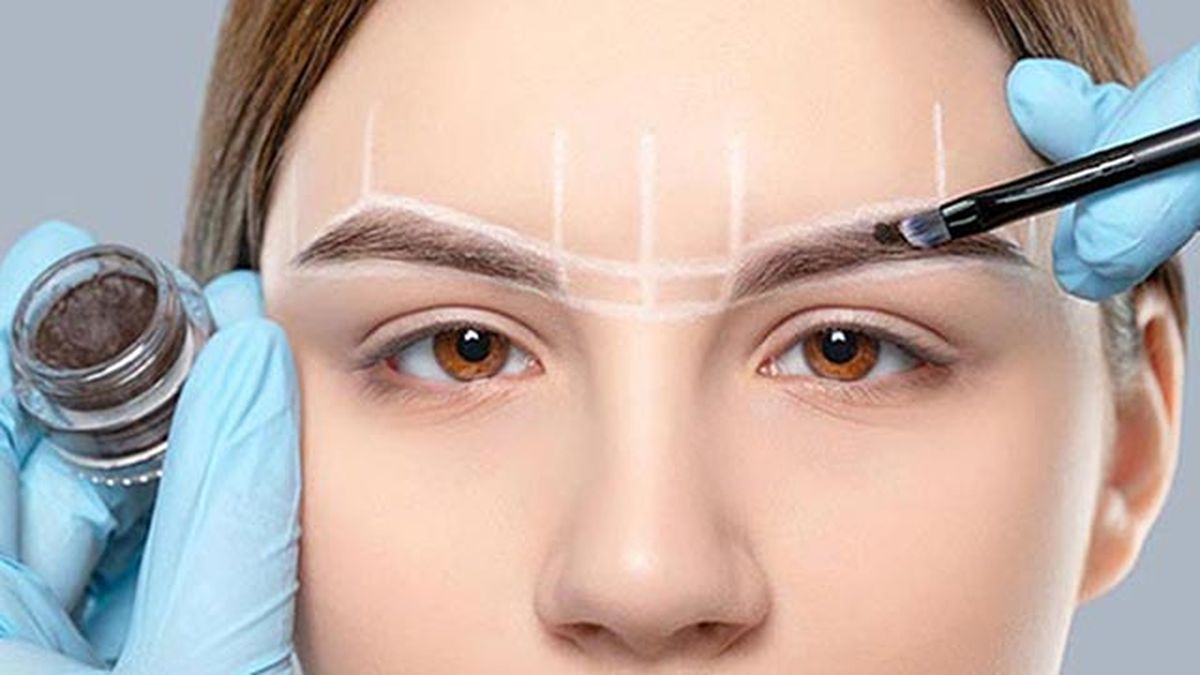 belleza cejas tinte con henna profesional en casa microshading