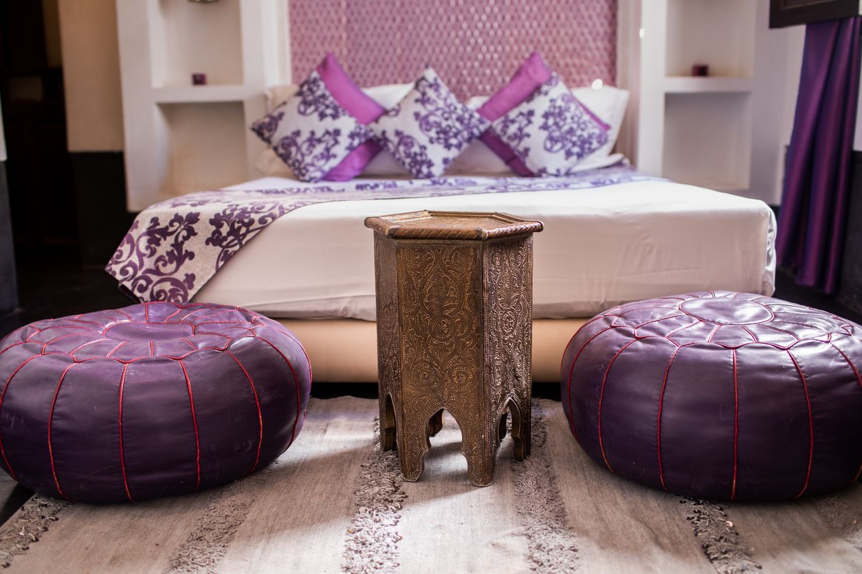 puff toque teteria arabe hogar dormitorio