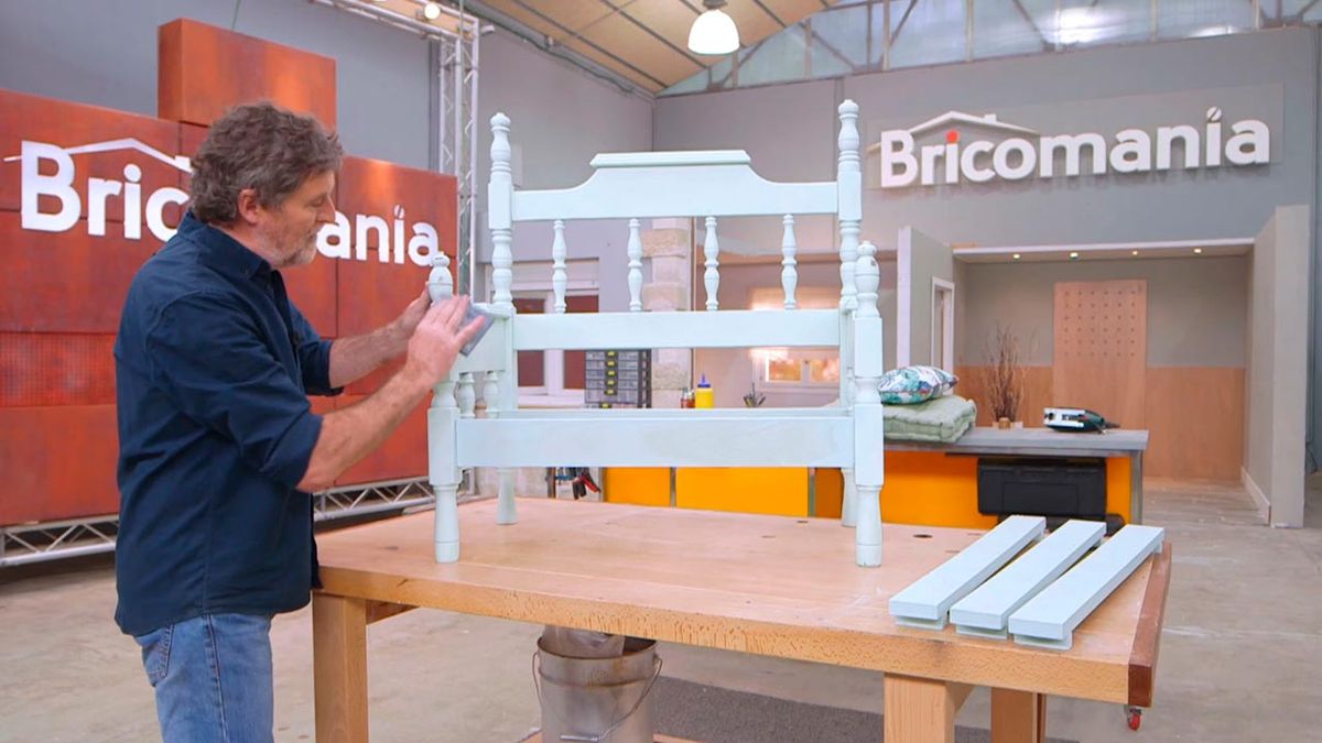 Cómo hacer un sillón provenzal con un cabecero paso 12