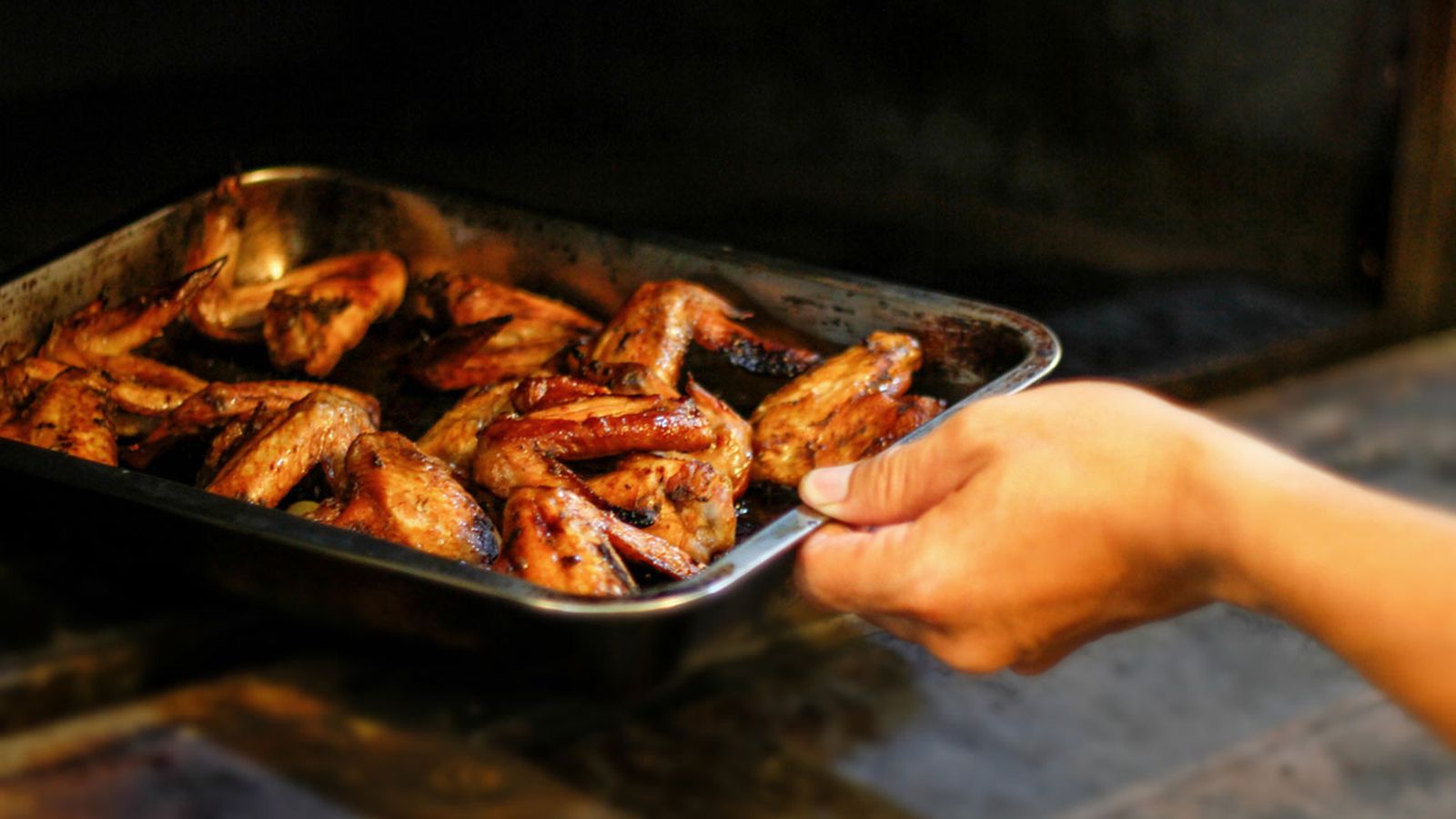 alitas de pollo asadas al horno