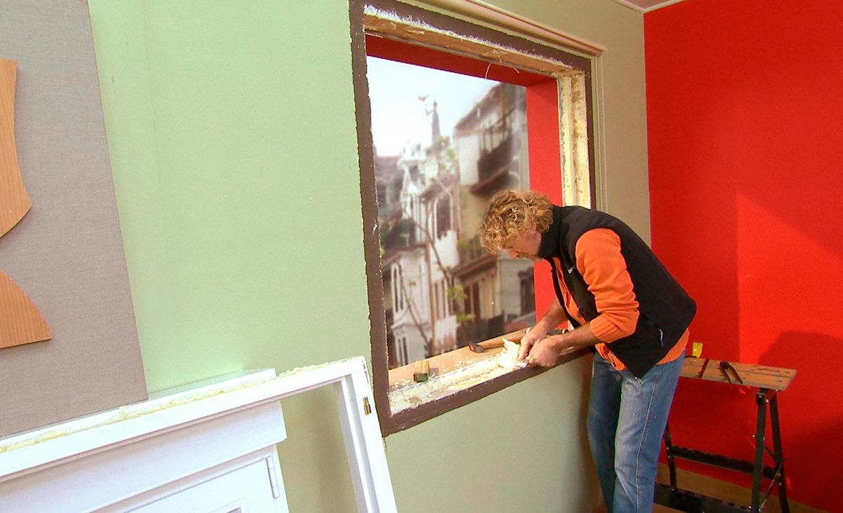 Colocar ventana con persiana paso 2