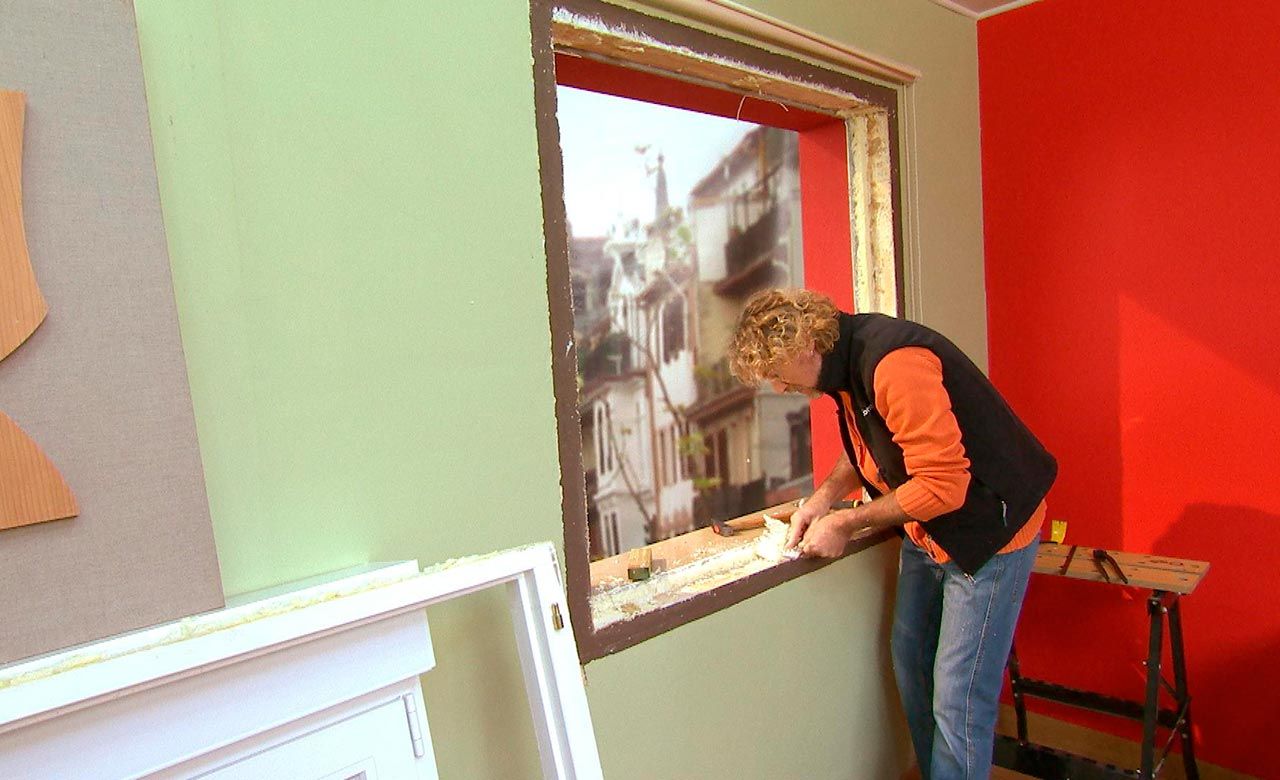 Colocar ventana con persiana paso 2