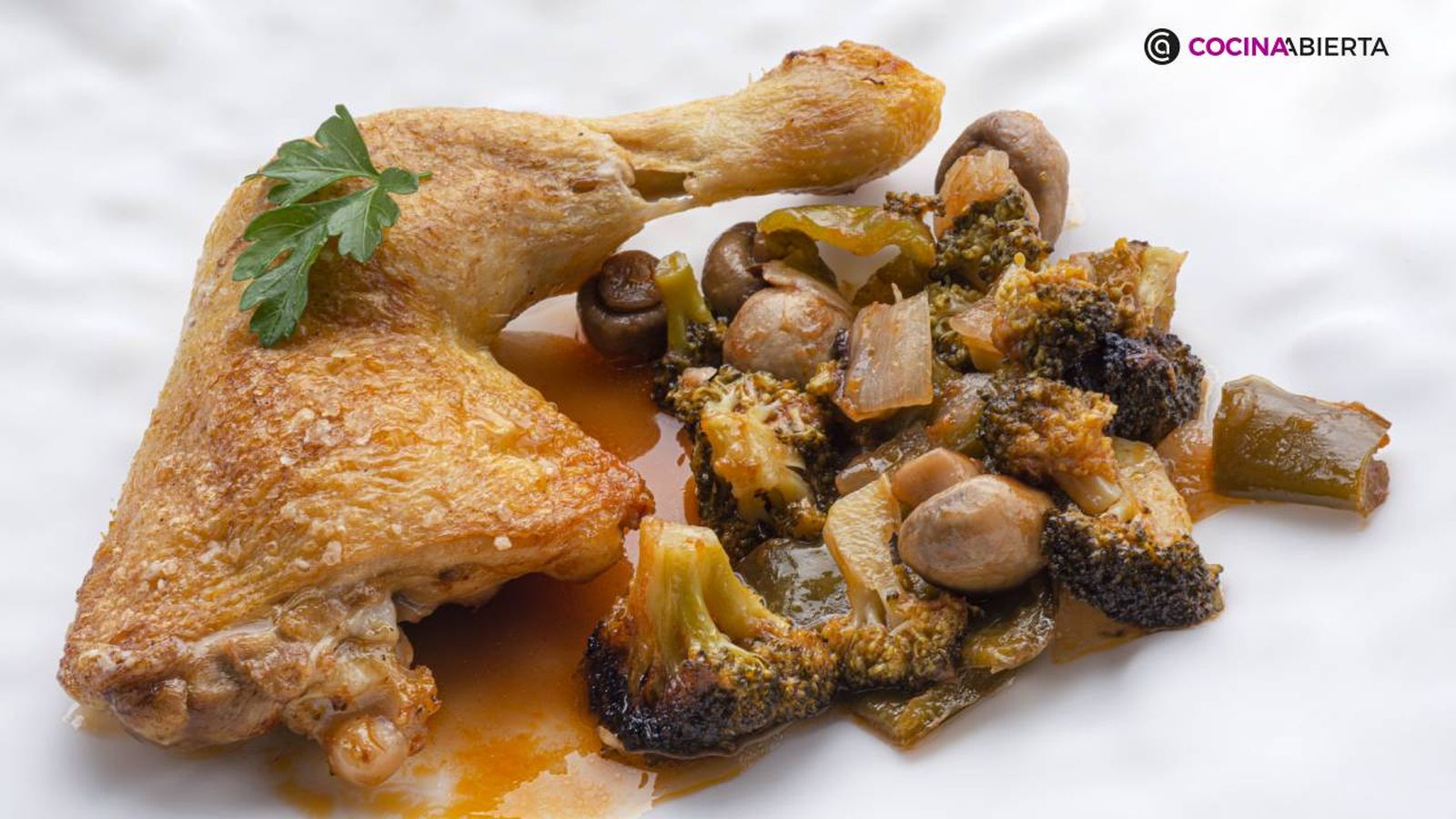 KARL7058 Muslos pollo verduras