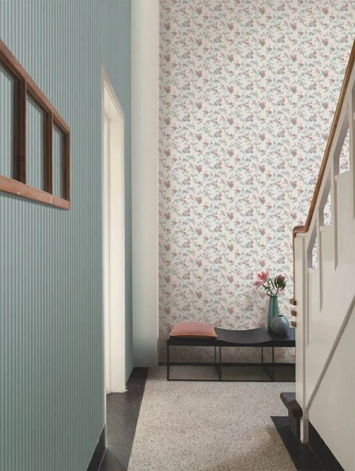 Decorar el pasillo con papel pintado, ideas y consejos para acertar 12