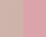 Beige aterciopelado y rosa medio, colores que combinan con el rosa frambuesa.