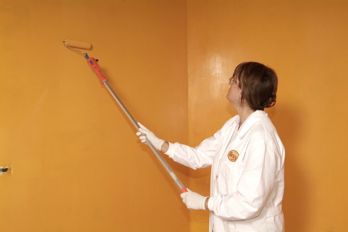 Pintar pared de obra de cocina paso 6