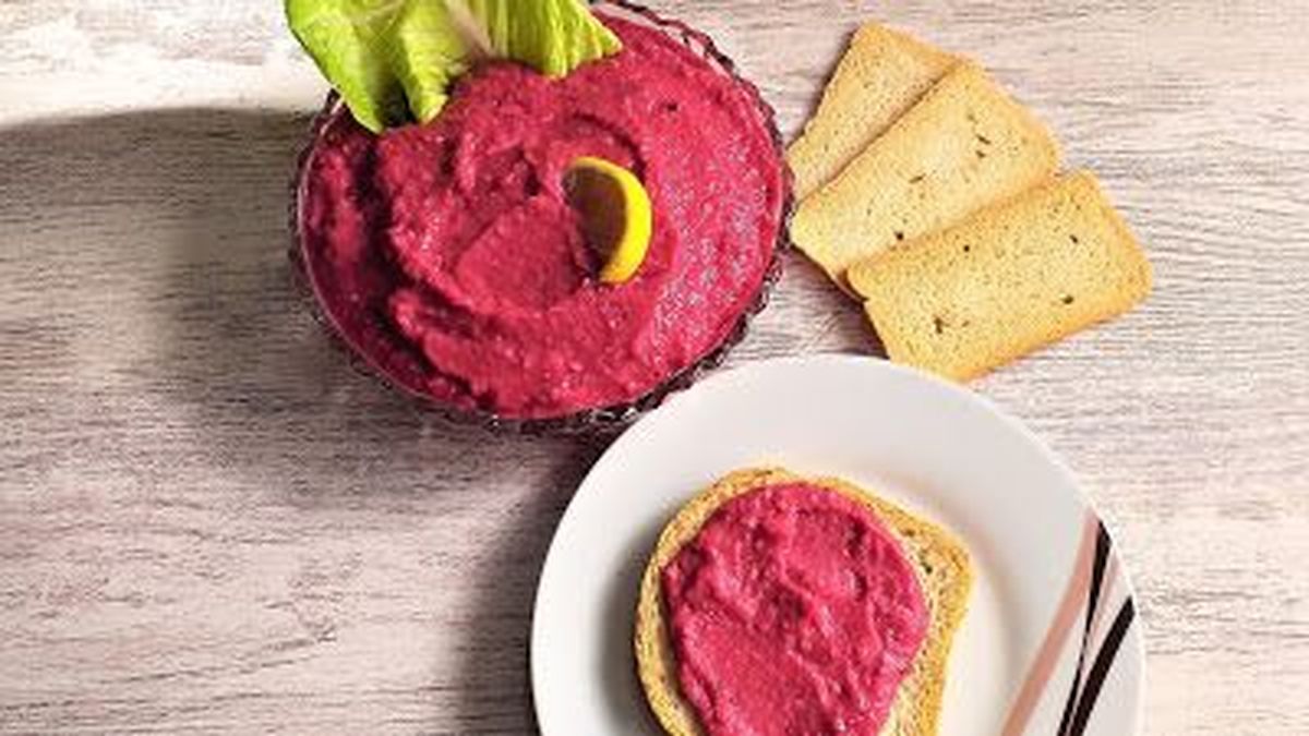 receta hummus garbanzo remolacha comunidad