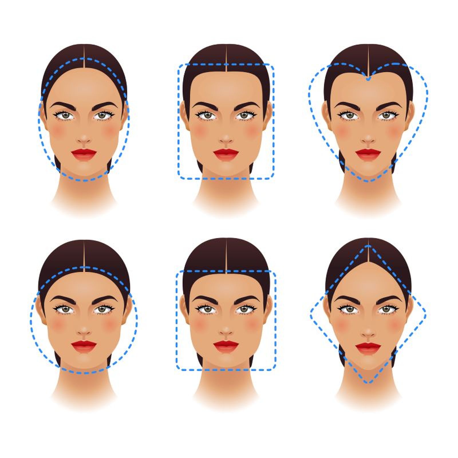 Identifica la forma de tu rostro, para dar volumen al pelo donde lo necesites