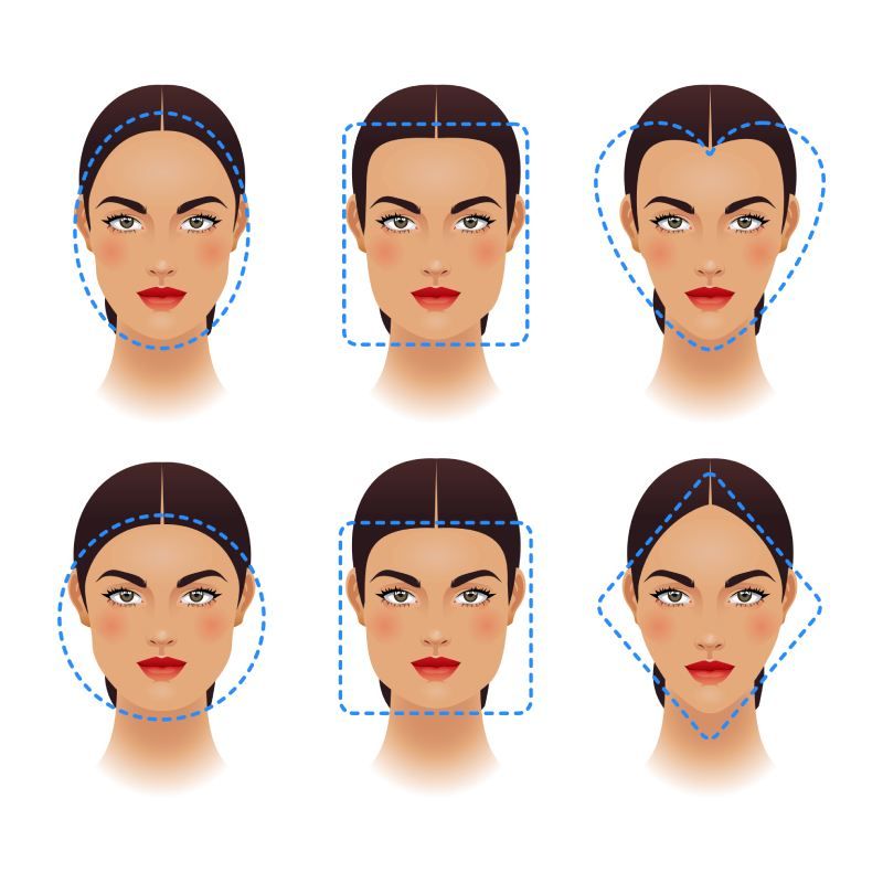 Identifica la forma de tu rostro, para dar volumen al pelo donde lo necesites