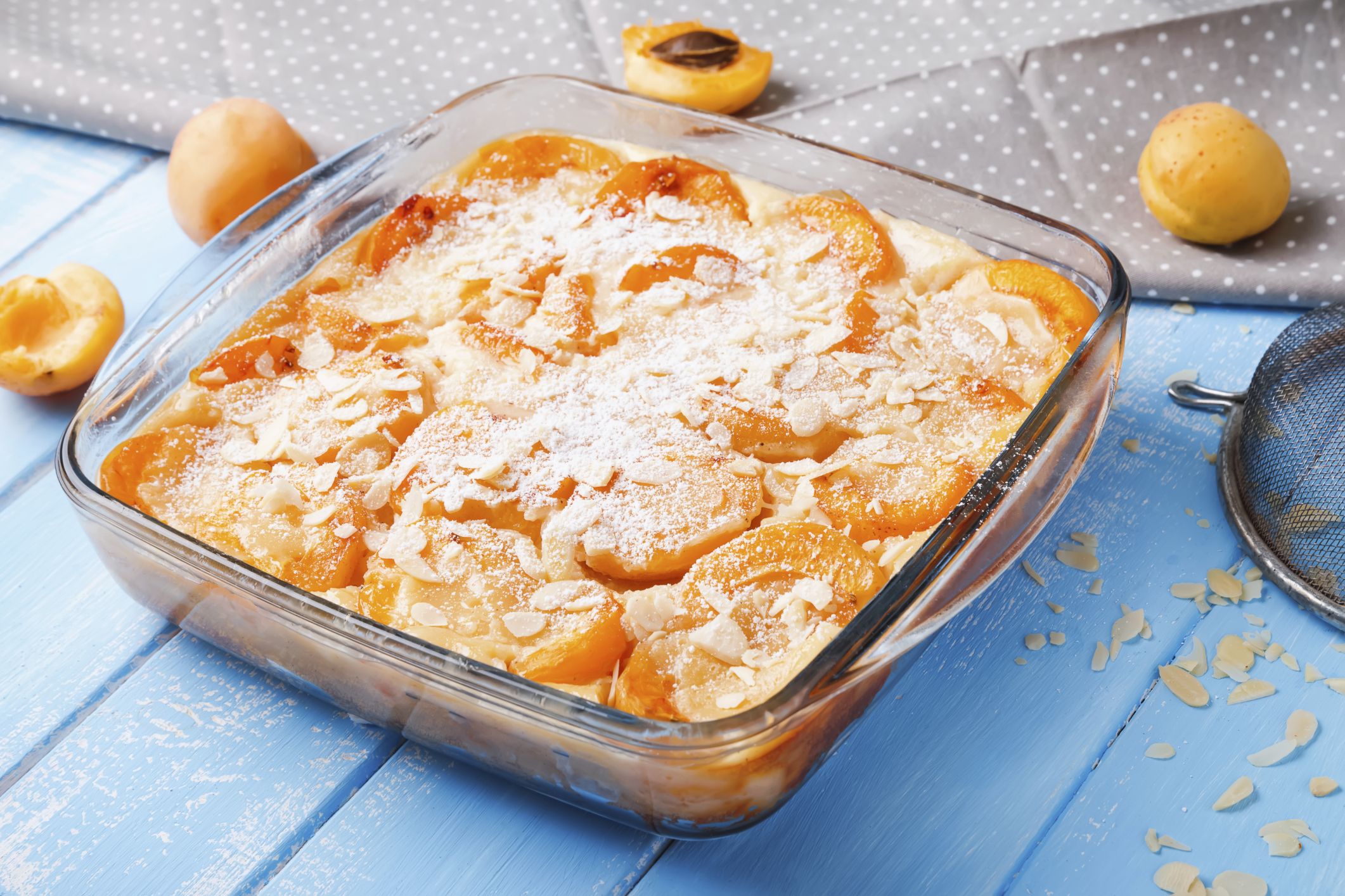 clafoutis de albaricoques