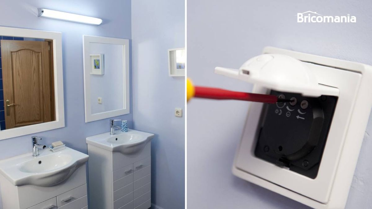 Sensor de movimiento para la luz en un baño