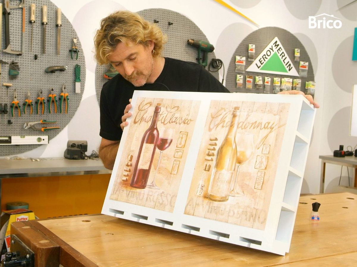 Colocar láminas decorativas