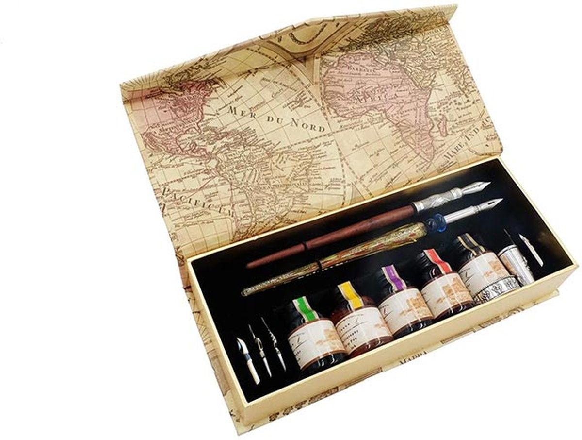 Set de escritura caligrafia