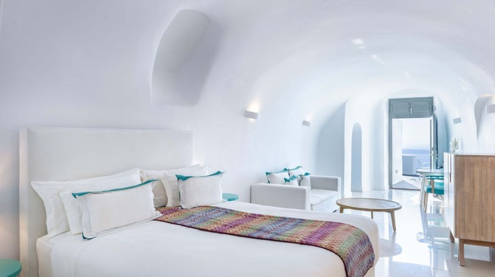 Suit de Katikies Chromata en Santorini