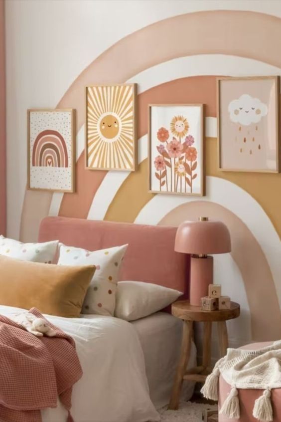 pared personalizada arcoiris