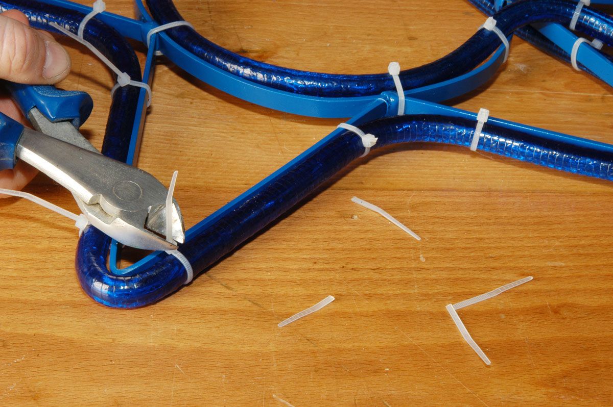 Estrella con tubo luminoso paso 11