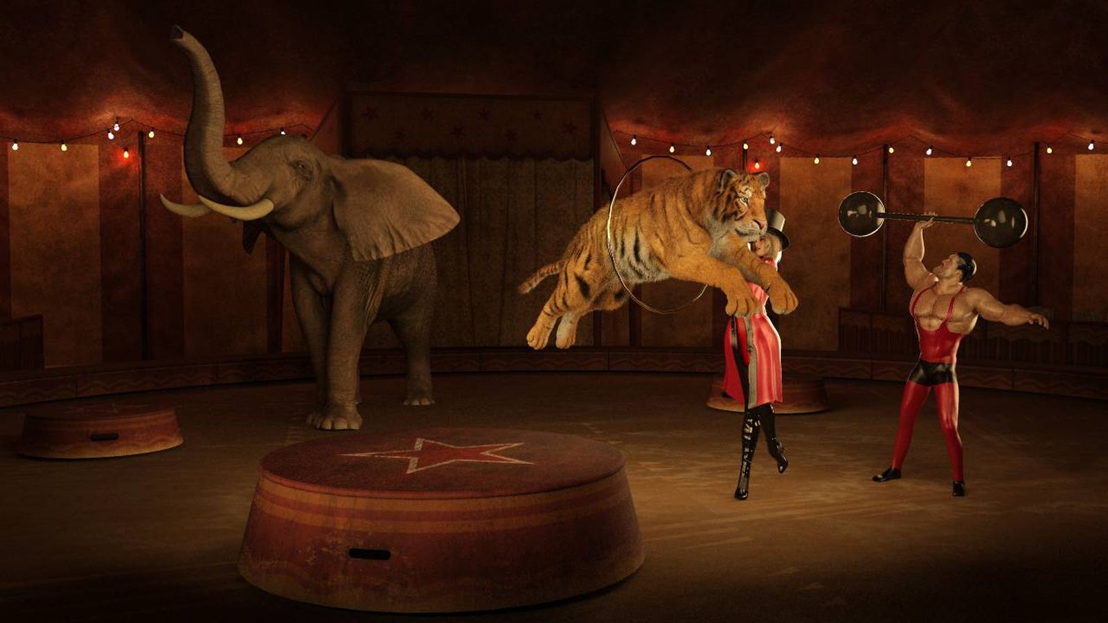 Los animales en los circos tenían unas pésimas condiciones de vida.