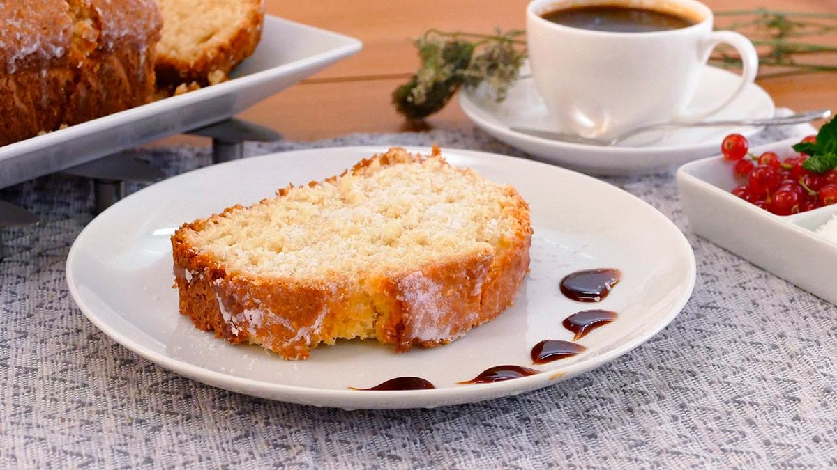 Receta de bizcocho de coco