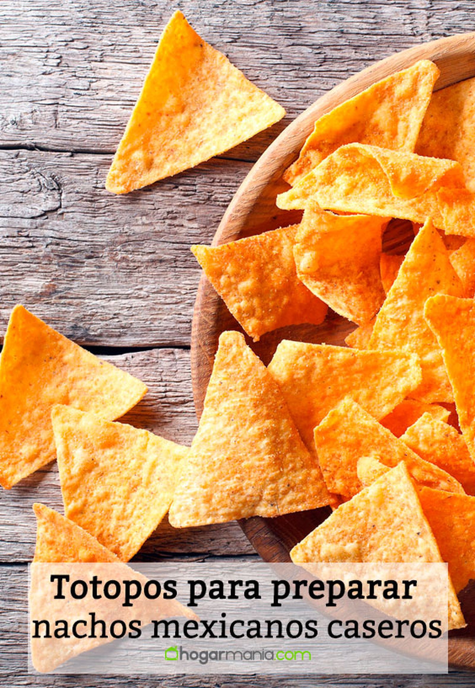 totopos nachos mexicanos caseros pin