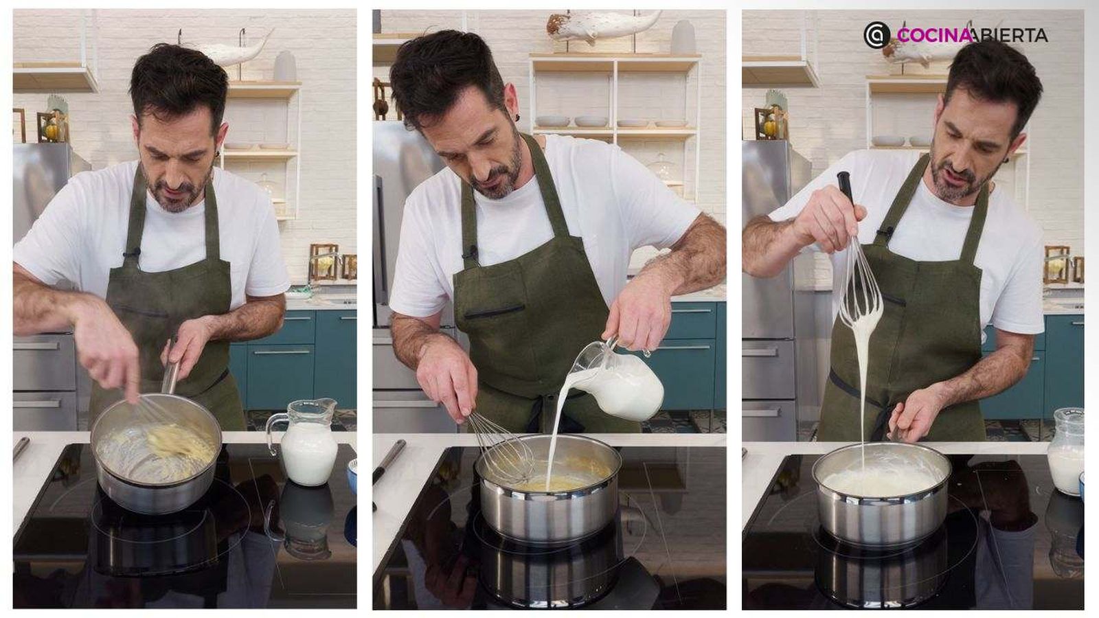 Aprende a preparar una bechamel sin grumos con los trucos de Joseba Arguiñano