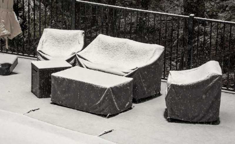 Protege los muebles de jardín