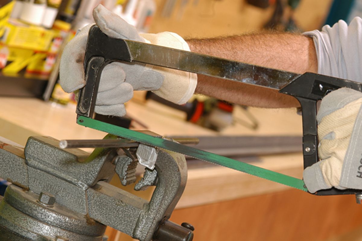 Barandilla con perfiles metálicos paso 1