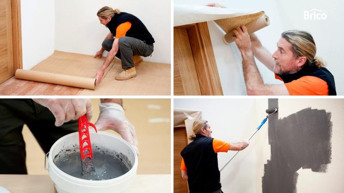 Primeros pasos para quitar un gotelé al temple