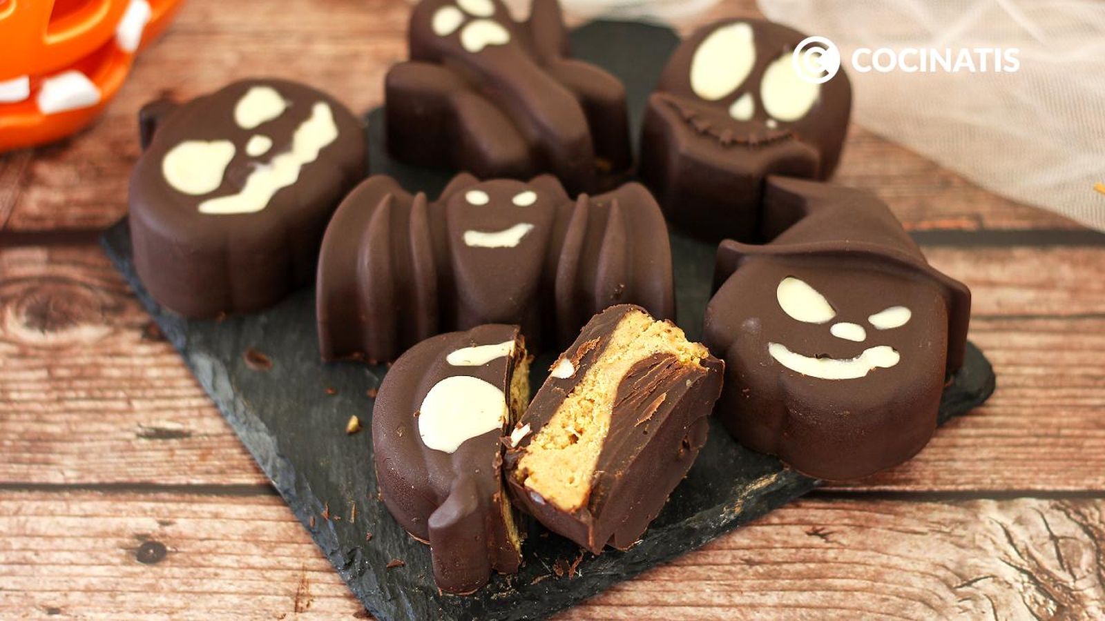 receta bombones halloween