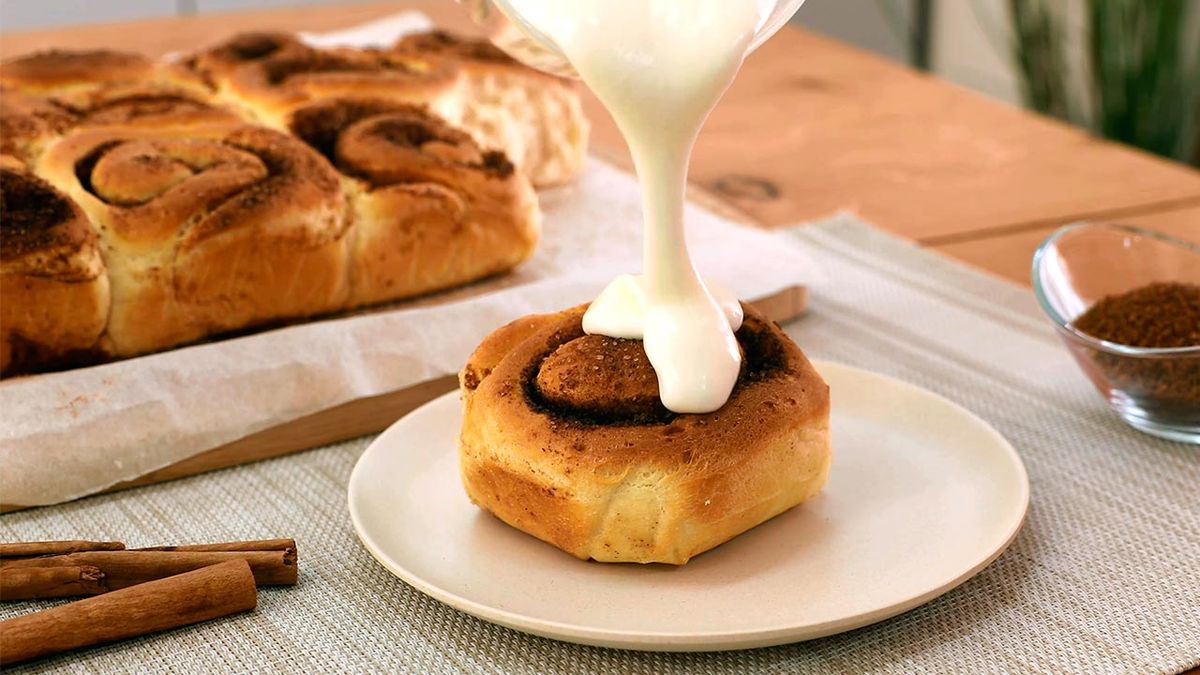 Receta de rollos de canela o cinnamon rolls  paso 7