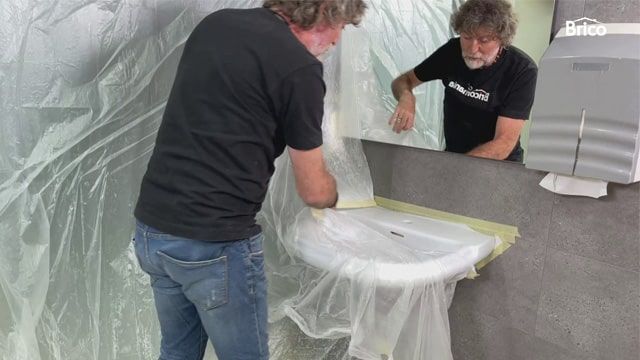como pintar lavabo paso9