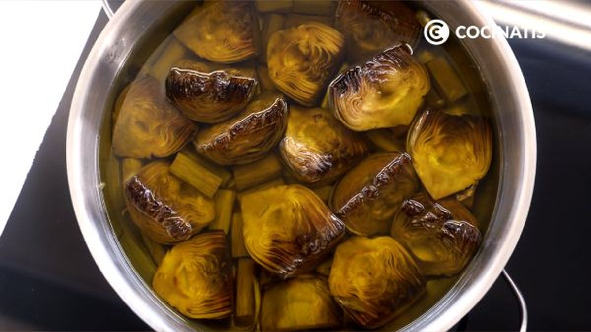 CTIS1002 receta alcachofas confitadas paso 5